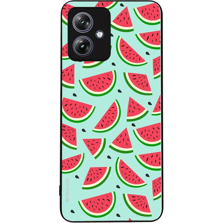 Husa telefon Sonique Fruit Series, design fructe, silicon, multicolor, pentru Motorola Moto G54 5G / Moto G54 5G Power