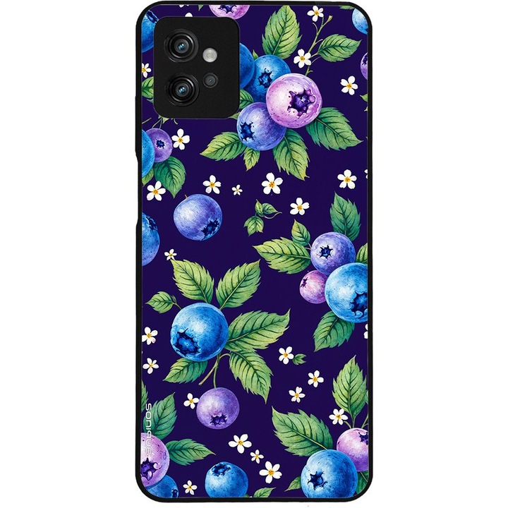 Husa telefon Sonique Fruit Series pentru Motorola Moto G32, imprimeu fructe, silicon, multicolor