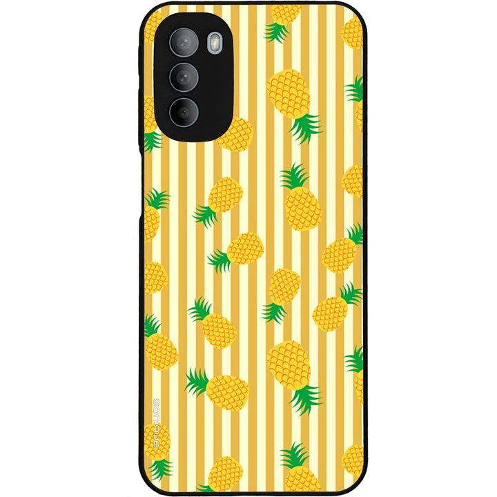 Husa telefon Sonique Fruit Series, Ananas, silicon, 4G, pentru Motorola Moto G31/Moto G41