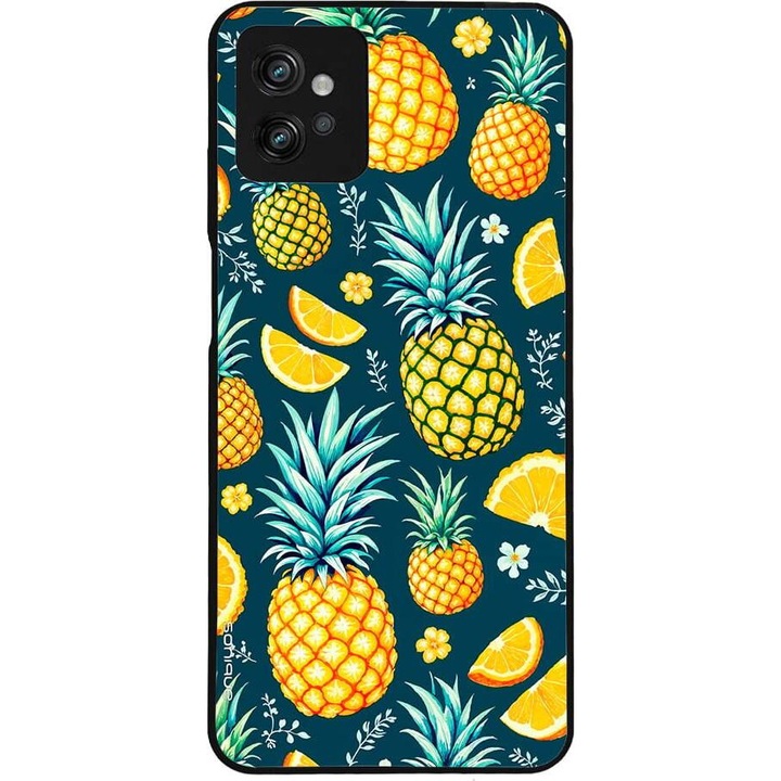 Husa telefon Sonique Fruit Series, ananas, silicon, pentru Motorola Moto G32