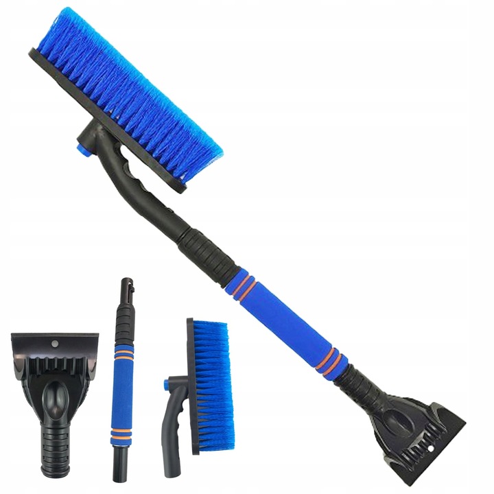 Racleta de gheata cu matura, 5 in 1, pentru SUV si camioane, material rezistent, compact