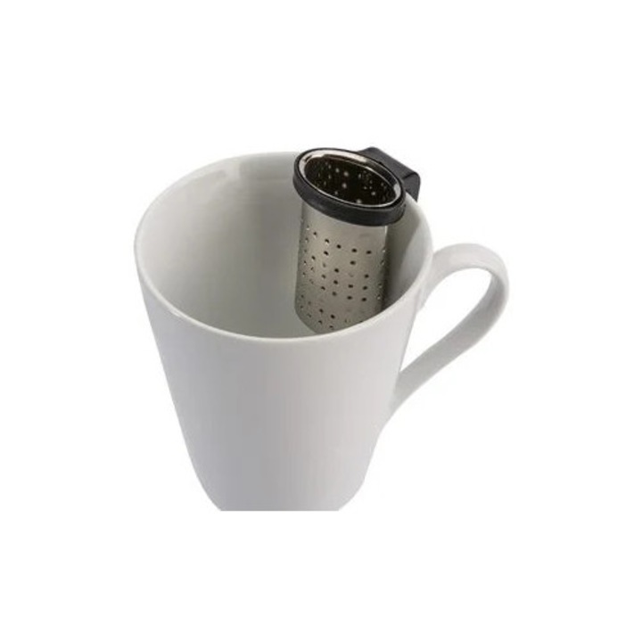Infuzor pentru ceai metalic cu carlig, fixare cana, 5.5 cm