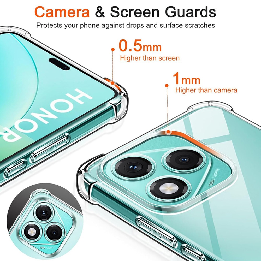 Husa pentru Honor 600 Lite - Techsuit Shockproof Clear Silicone - Clear