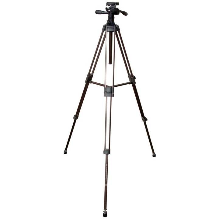 Trepied Beta 2451020 pentru camere digitale/analogice, 3 picioare, negru, inaltime maxima 189cm, cu valiza