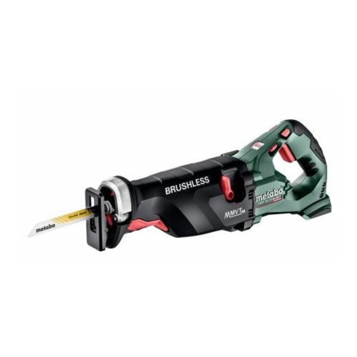 Fierastrau electric Metabo SSEP 18 LTX BL MVT 3000 spm, negru, verde