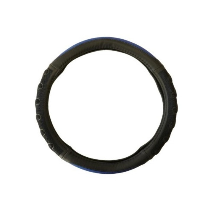 Husa Volan Din Piele Ecologica Albastru 37- 39 cm