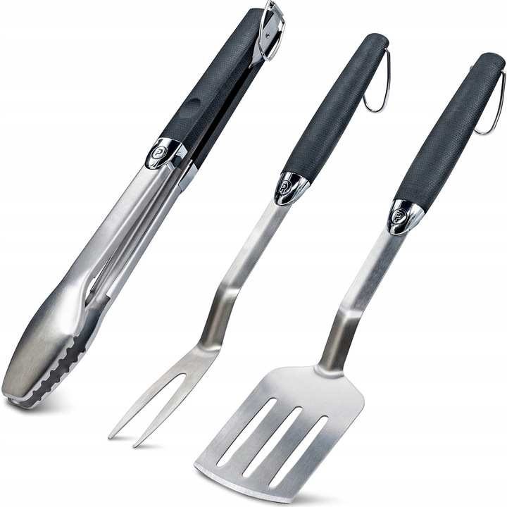 Set ustensile gratar, 51x22x7cm, inox, 42-45cm, multicolor
