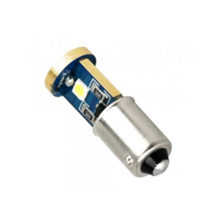 Led Auto Alb Canbus BA9S 3 SMD 3030, 9-30V, fara polaritate