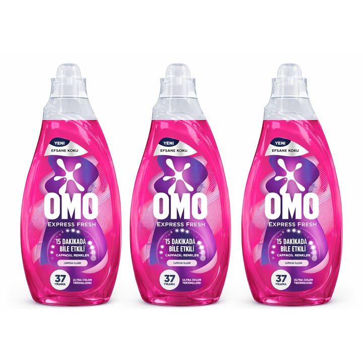 OMO Express Fresh – Detergent lichid pentru rufe colorate, 37 spalari