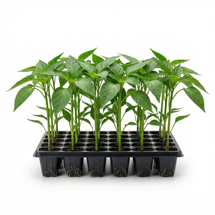 Set 20 rasaduri profesionale ardei kapia urias 133-414 F1, productie ridicata, pentru solar si camp