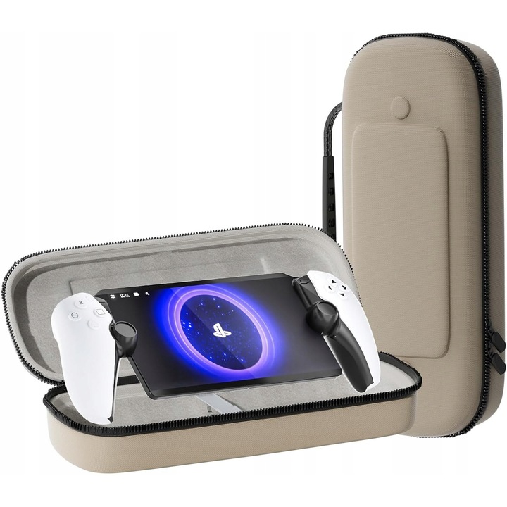 Etui de protectie pentru console Portal, bej