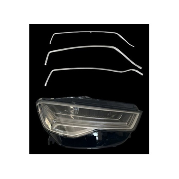 Set fibra reparatie lumini de zi DRL far dreapta Audi A6 C7 Facelift 2016-2018 MATRIX