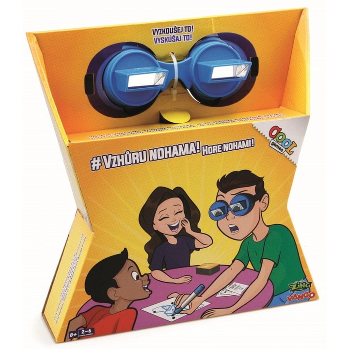 Joc de societate Do gory nogami, 2-6 jucatori, 8+, 40x30x20cm, set cu ochelari