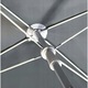 Parasol pliabil gri 200x130cm cu 4 brate, material poliester, pentru balcon si gradina