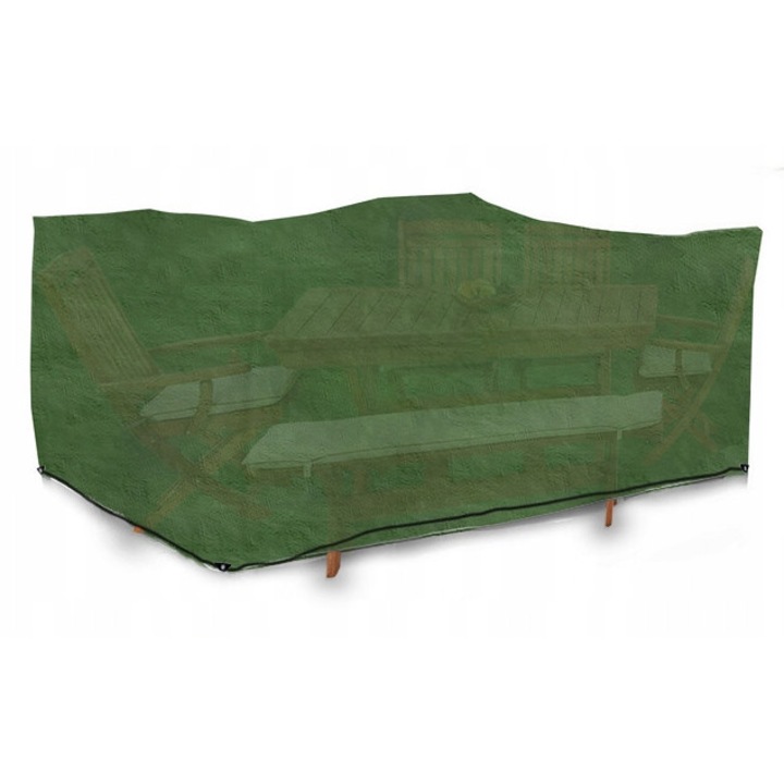 Husa pentru mobilier de gradina, verde, 150x150x75cm, set pentru masa si scaune