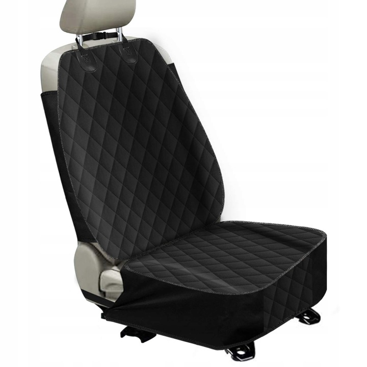 Husa auto pentru caini, Alfheim, neagra, 60x50cm, rezistenta la zgarieturi, impermeabila