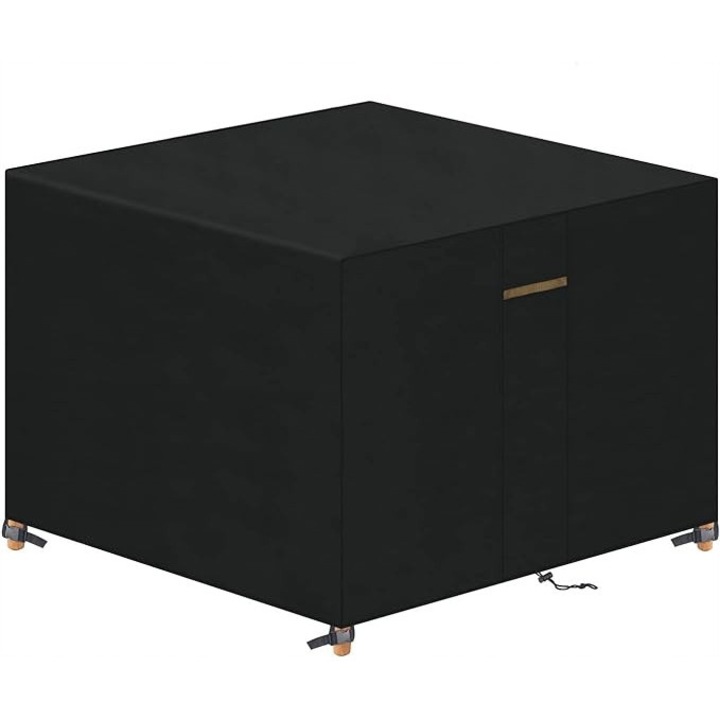 Husa pentru mobilier de gradina, 90x90x90cm, impermeabila, protectie UV, neagra
