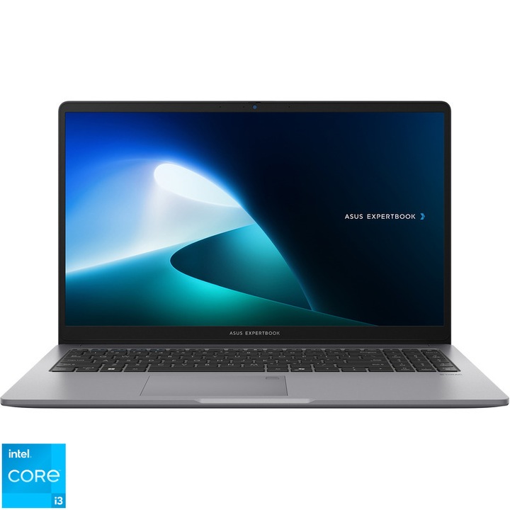 Laptop ASUS cu procesor Intel® Core™ i3-1315U pana la 4.5GHz, 15.6'', Full HD, 40GB DDR5, 512GB SSD, Intel® UHD Graphics, No OS, Misty Grey
