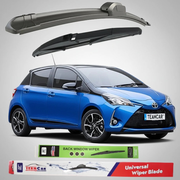 TeamCar® ablaktörlők Toyota Yaris (2012–2019), komplett készlet