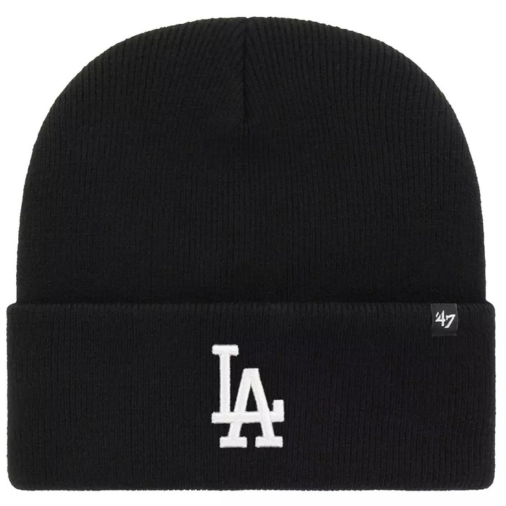 Caciula barbati 47 Brand Los Angeles Dodgers, neagra, model Haymaker