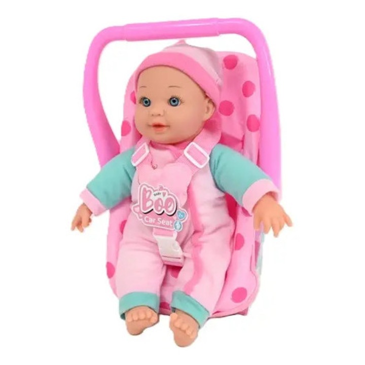 Babyboo baba hangokkal, HTI, 28cm, pasztell színek