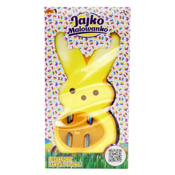 Aparat decorare oua, Epee, 6 markere colorate, 1 ou din lemn, L