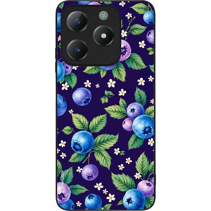 Husa telefon Sonique Fruit Series, pentru Realme C61/C63, imprimeu fructe, silicon, multicolor