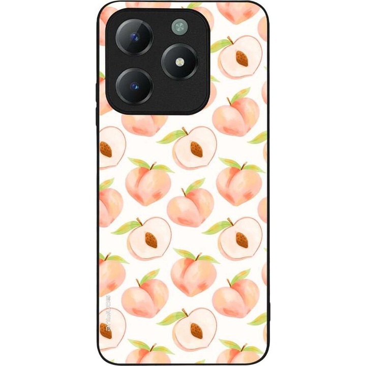 Husa telefon Sonique Fruit Series, rosie, pentru Realme C61 4G / Realme C63 4G, silicona, design cu fructe