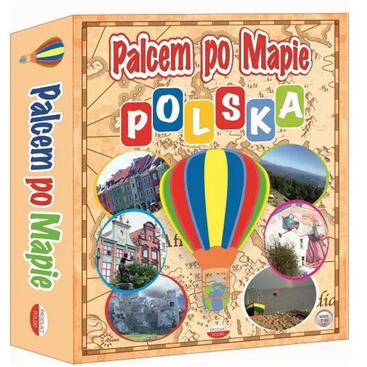 Joc de societate Palcem po mapie, ABINO, 160 carti tematice, 1 tabla cu harta mondiala