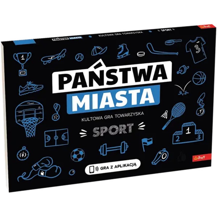 Joc de societate TREFL Panstwa Miasta Sport, 30067, multicolor