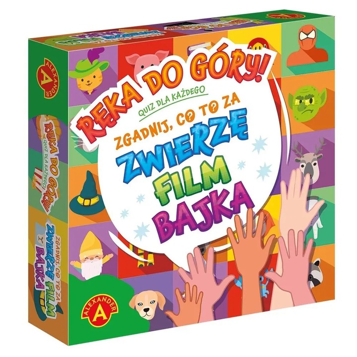 Társasjáték, Alexander, Reka do gory, 165 kártya, 6 bábu, 2 tábla, többszínű