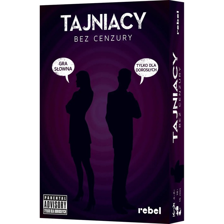 Társasjáték Tajniacy, REBEL, 10835, többszínű
