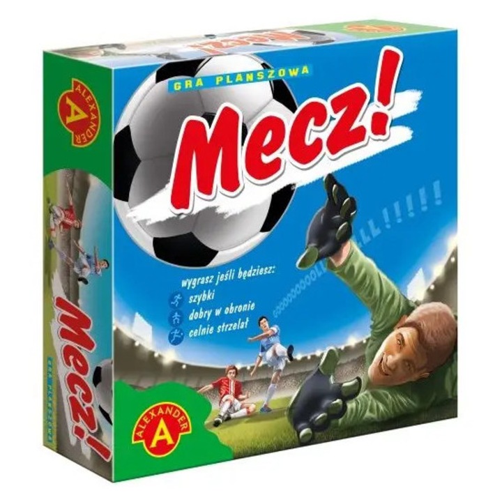 Настолна игра MECZ! ALEXANDER, 4 пионки, 2 вратички, 25 карти, многоцветен