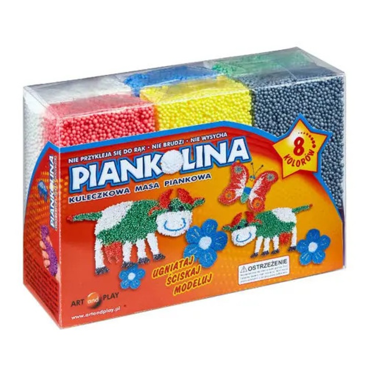 Art And Play Plastilina Piankolina készlet 8 szín 31034, 3+ év