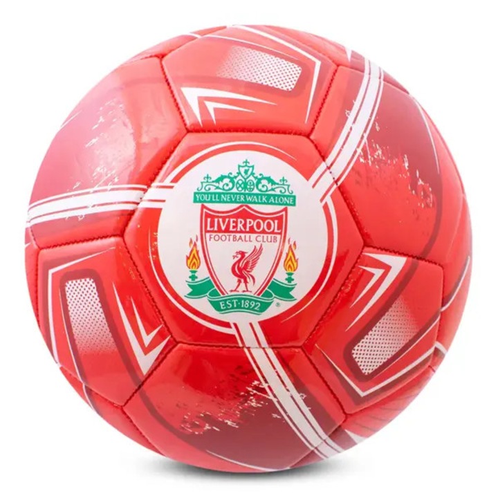 Minge fotbal Liverpool R5 Turbina, rosie, PVC, napompata