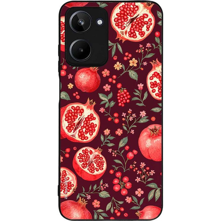 Husa telefon Sonique Fruit Series, pentru Realme 10 4G, silicon, imprimeuri cu fructe, multicolor