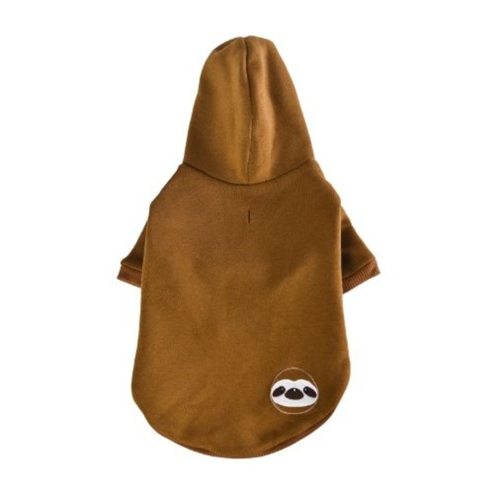 Haină pentru câini, 4Dog Deluxe, Hoodie, brown, 45cm