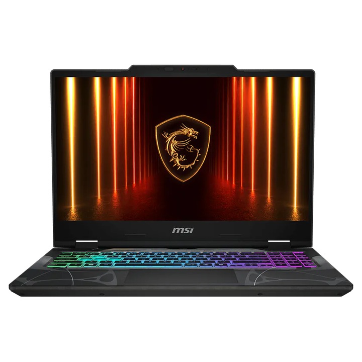 Лаптоп MSI Cyborg 15 B13WEKG-1004XBG, 9S7-15Q342-1004, 15.6", Intel Core i7-13620H (10-ядрен), NVIDIA GeForce RTX 5050 (8GB GDDR7), 16GB 5200MHz (1x16GB) DDR5, Черен
