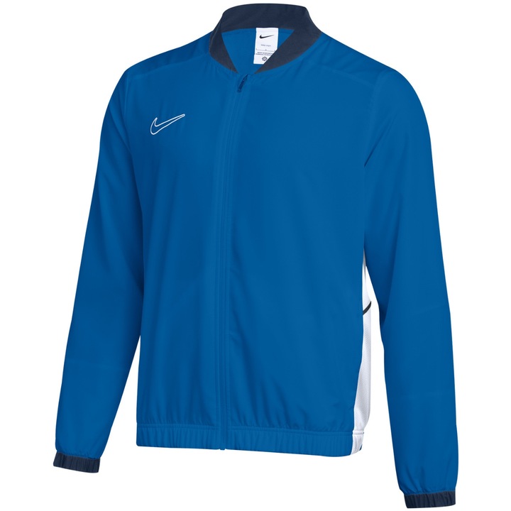 Bluza sport Nike Team Dri-FIT, fermoar integral, poliester, albastru