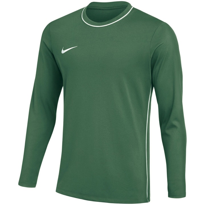 Bluza sport Nike Team, maneca lunga, poliester reciclat, Verde