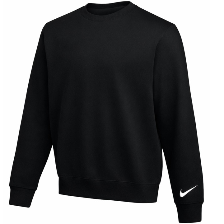Bluza sport Nike Team Park 26 Fleece Crew, bumbac/poliester, Negru