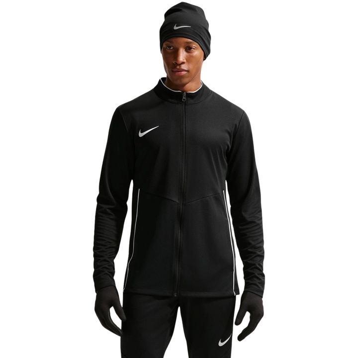 Bluza sport barbati Nike Team, poliester, Dri-FIT, negru