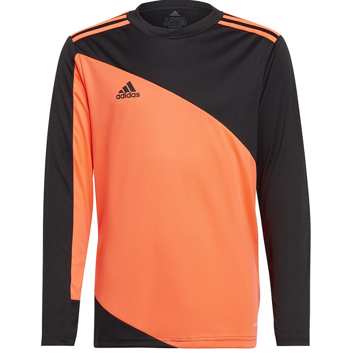 Bluza copii, adidas, teamwear, portocalie, material reciclat, 116 CM