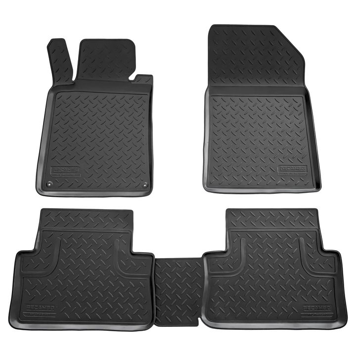 Set de 4 covorase cauciuc 3D stil tavita premium pentru Peugeot 508 din 2010-2018