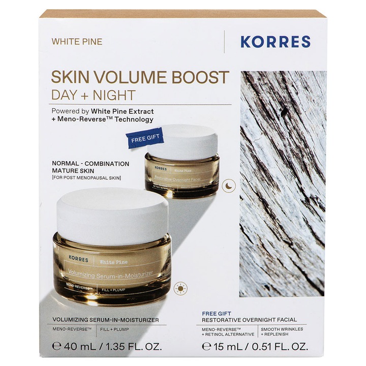 Crema de zi si crema de noapte Korres, 40 ml\15 ml