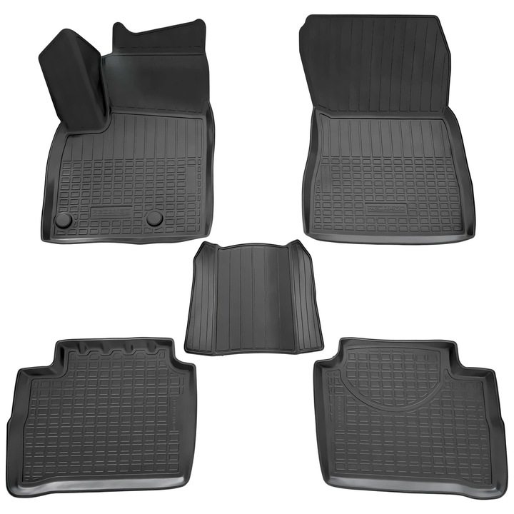 Set de 4 covorase cauciuc 3D stil tavita premium pentru Nissan Qashqai III J12 din 2021