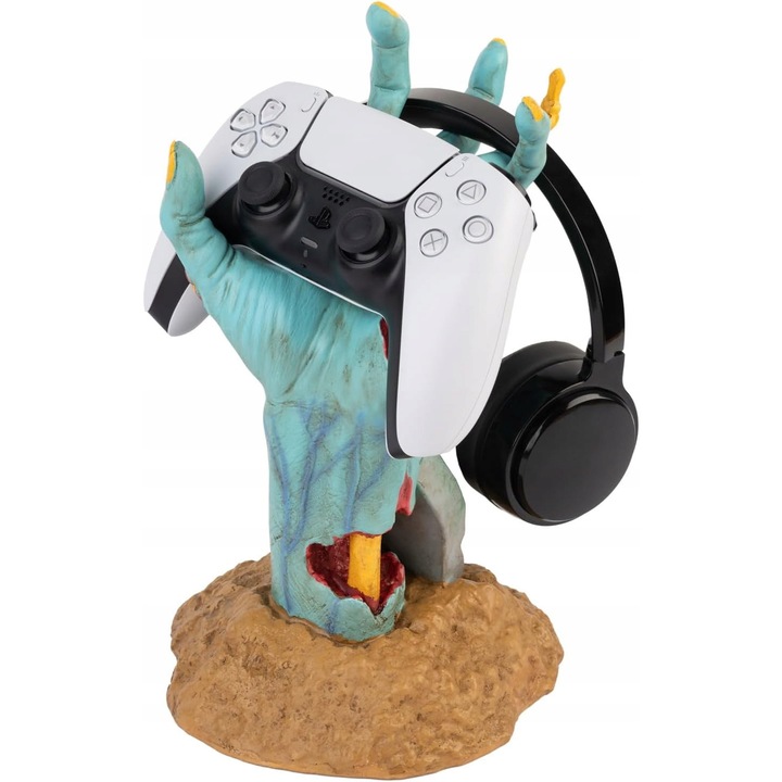 Fejhallgató és kontroller tartó, eredeti design, 17x27x18,5cm, többszínű