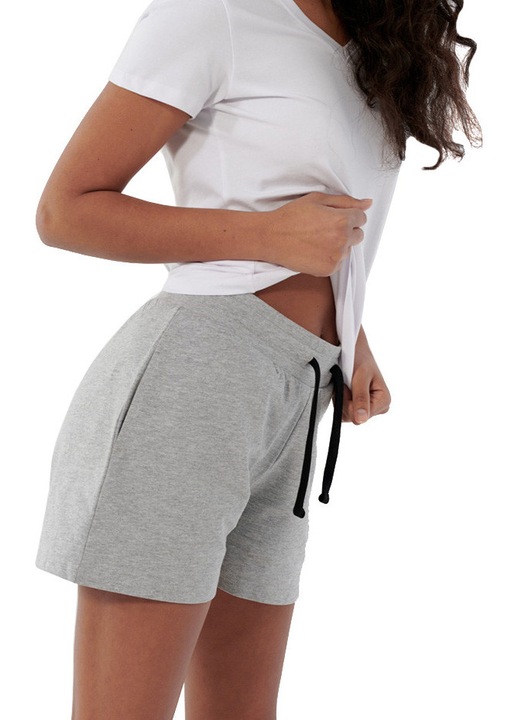 Női rövidnadrág HOL21 SKDD600 26M, Outhorn, Világosszürke, Pamut/Viszkóz