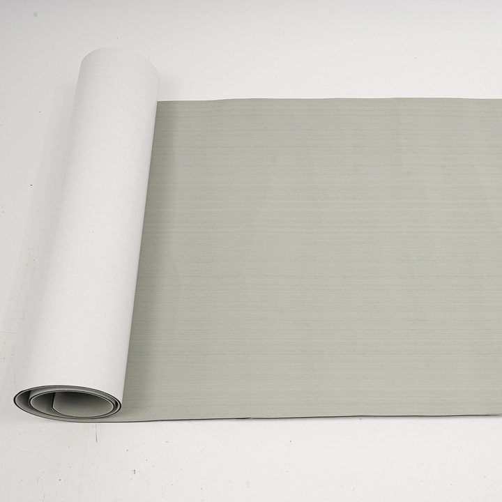 EVA teak, Covoras pentru punte barca, Autocolant, Antiderapant, Impermeabil, Decupabil, 6 mm, 240×90 cm, Gri