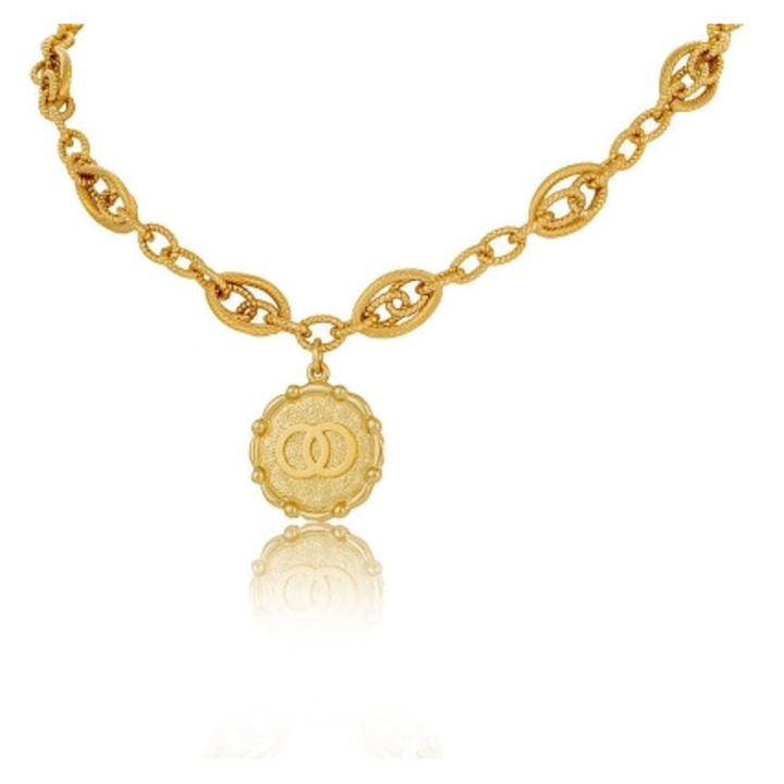 Colier cu pandantiv, Colibra, 47x0,6-1cm, 2,5cm